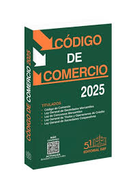 Libro Código de Comercio, legislación mexicana que regula las relaciones y contratos mercantiles entre empresas.